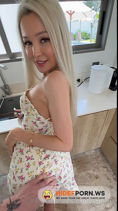 Onlyfans/ManyVids - Lily Shams @onlyshams  Neighbor Kitchen Fuck [SD 720p] - 2025