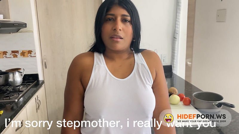 Onlyfans - Stepmom Tries To Make Breakfast And Ends Up Eating Her Stepson’s Cock Indiana Jonnes [FullHD 1080p]