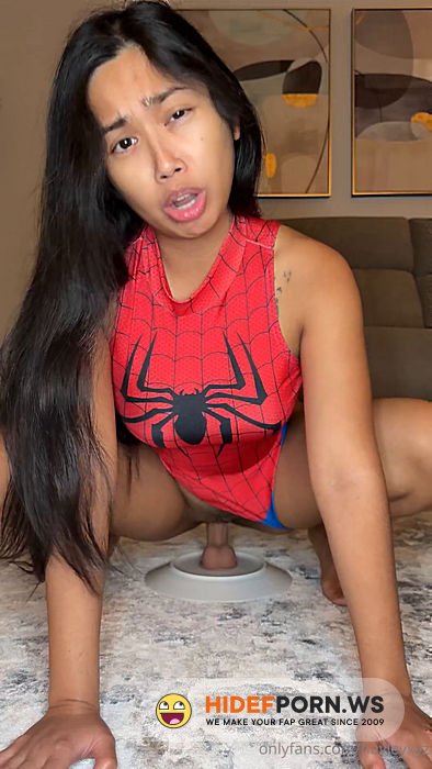 Onlyfans/ManyVids - Hayleyxyz  Spider Girl Dildo Ride [SD 1920p] - 2026