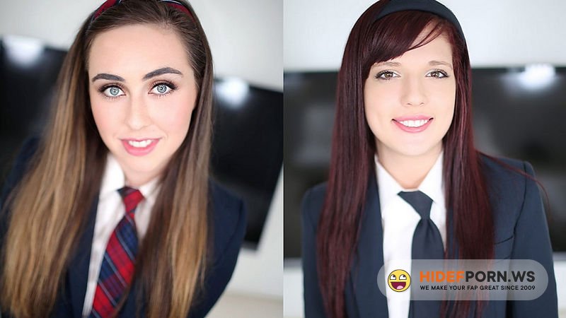 AmateurAllure.com - Lexi Lovell, Scarlett Mae are Cum-Swallowing School Girls [FullHD 1080p]