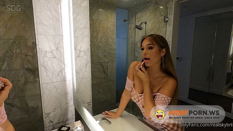 Onlyfans - Sky Bri Aka Realskybri  Bathroom Sex 1st Creampie [FullHD 1080p] - 2026