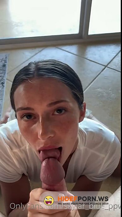 Onlyfans/Fansly - Skylar Blue, Hot Babe Blowjob Pov Video Leaked [SD 720p] - 2026