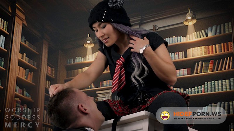 Onlyfans - Bully Dominates Teacher With Spit, Chastity, And Pegging GoddessMercy [FullHD 1080p]