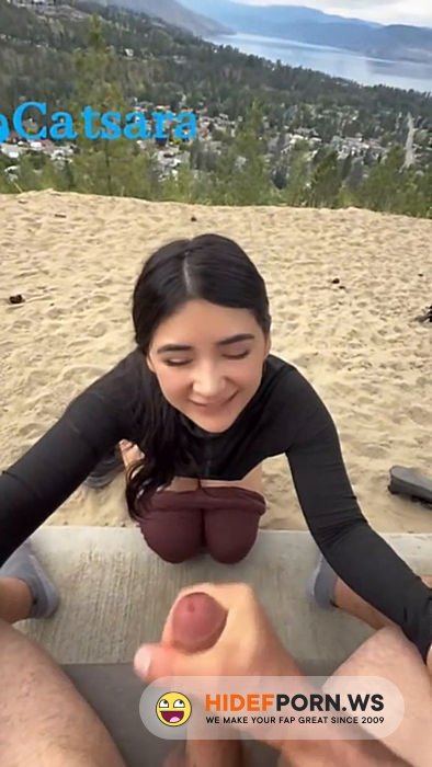 Onlyfans - Catsara Gets a Mouth Cumshot In The Mountains [SD 1080p] - 2026