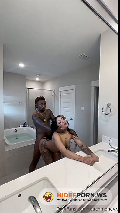 Onlyfans - Touchmoneyv, Black Bull Doggystyle Fucking An Ebony Slut In The Bathroom Video Leaked [SD 720p] - 2026