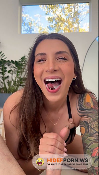Onlyfans - Mathema Kitten Swallows Cum After Blowjob 0 [SD 1440p] - 2026
