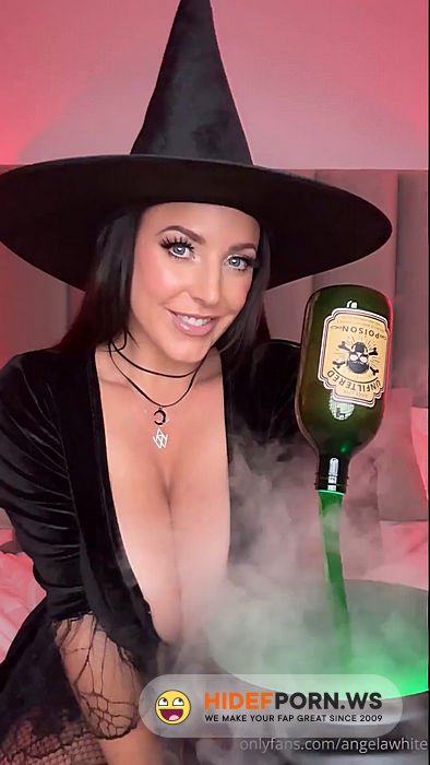 Onlyfans - Witch Angela White Treats Her Cunt With a Dildo [SD 1440p] - 2026