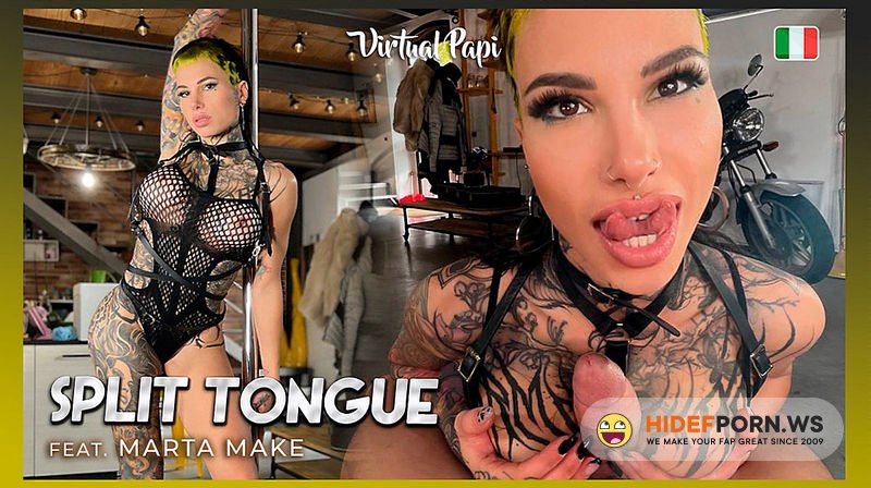 Virtual Papi/SexLikeReal - Marta Make Split Tongue [UltraHD/4K 2880p]