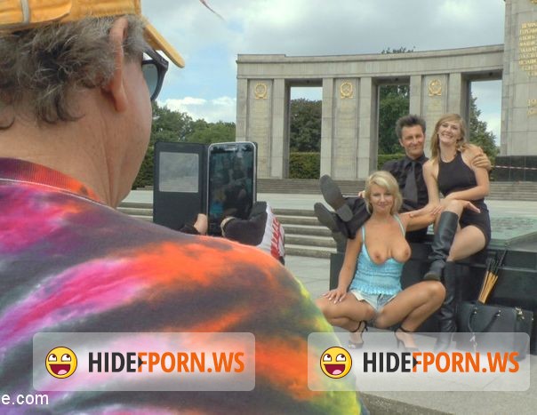 PublicDisgrace.com/Kink.com - Mona Wales, Conny Dachs, Luci Angel - Horny Blonde Anal Slut Disgraced for Berlin Tourists [HD]