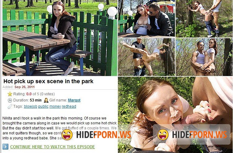 MyPickupGirls.com - Margot - Hot pick up sex scene in the park [HD 720p]