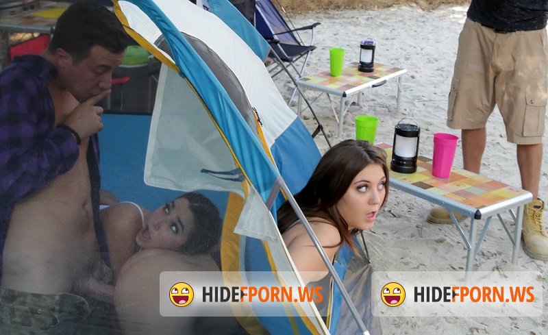 CuckoldPorn.cc - JoJo Kiss And Karlee Grey - Cheating In The Tent [SD 480p]