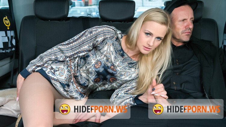 FuckedInTraffic.com/PorndoePremium.com - Katie Sky - Sexy Czech blonde Katie Sky gets cum on tits in the backseat of the car [HD 720p]