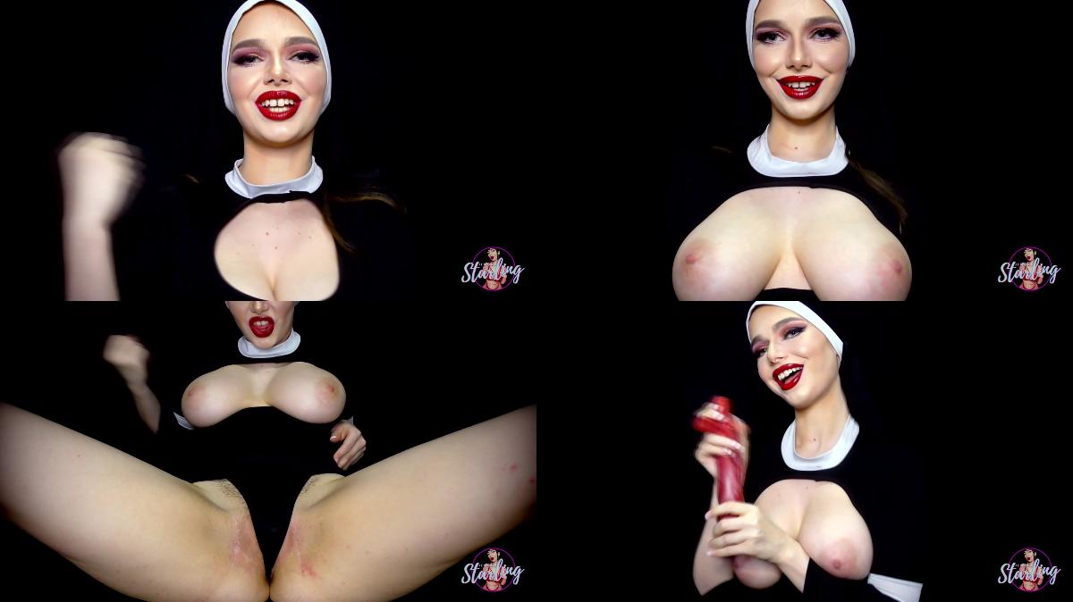 Jessica Starling – Cum and Be DAMNED – Nun Humiliation Blasphemy JOI