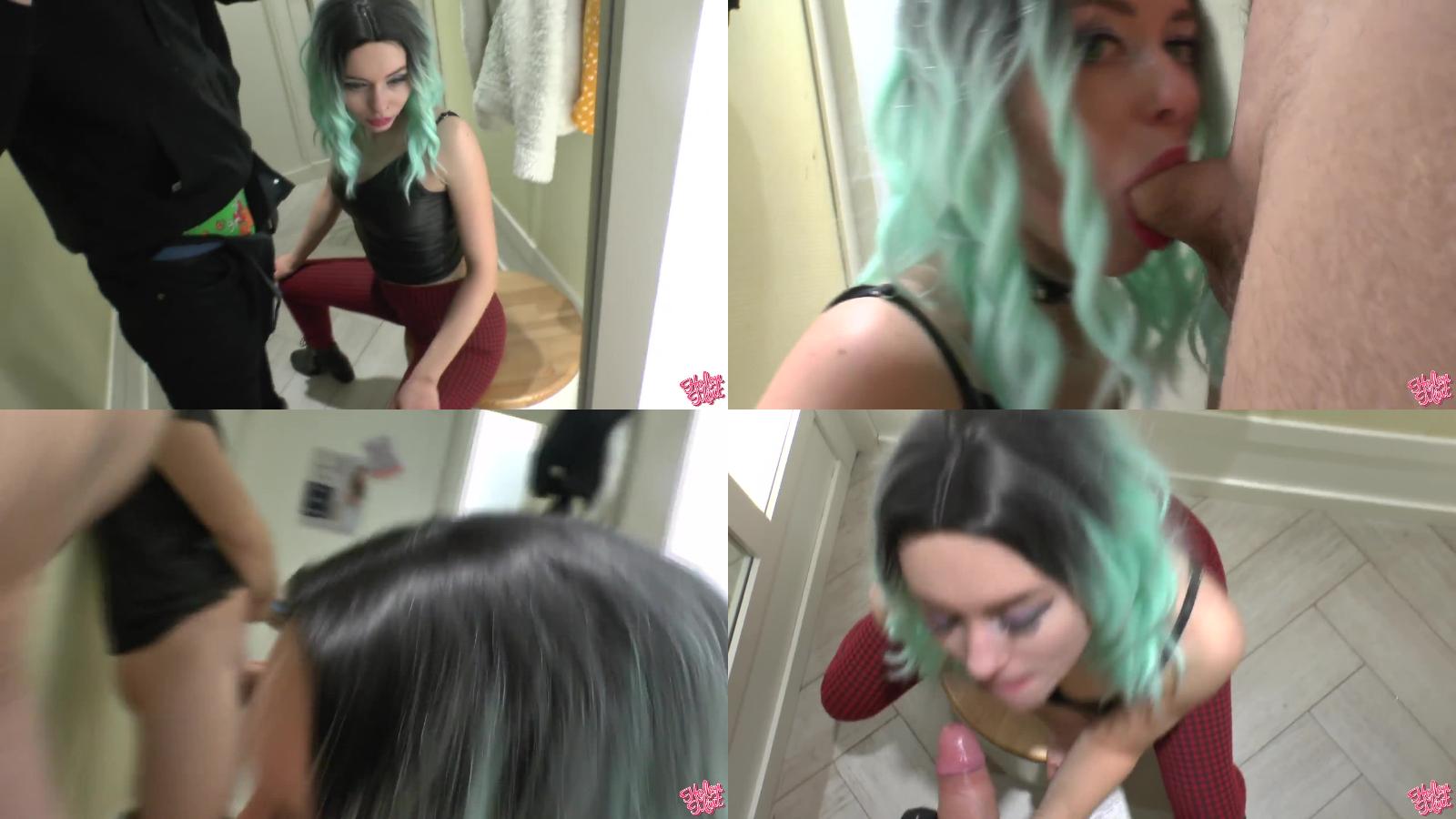 HelenMint – Blowjob in the Fitting Room
