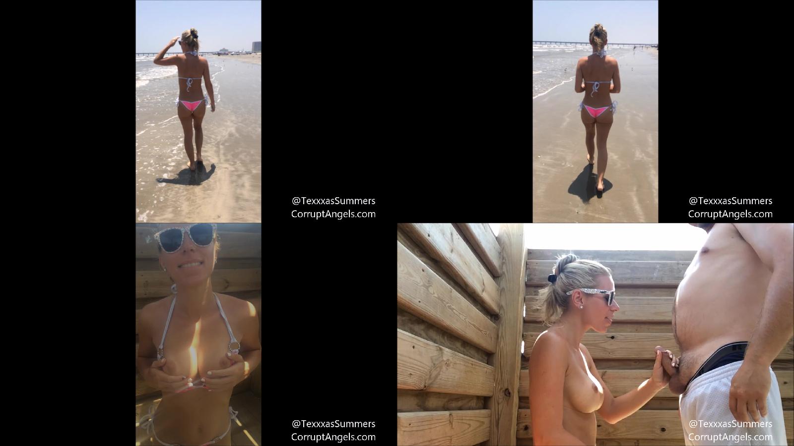Daphne Summers – Public Beach suck and fuck