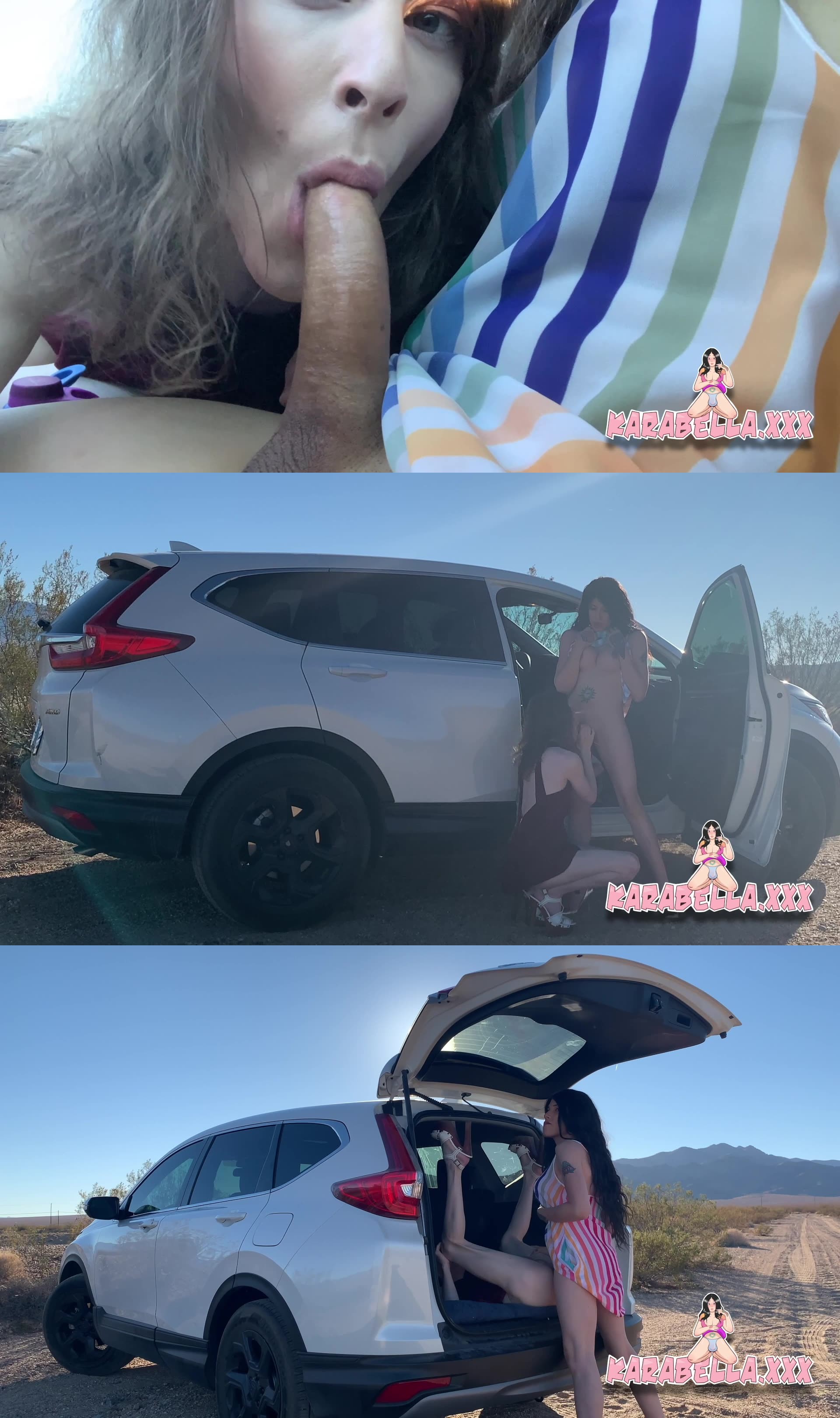 Many Vids 2022 Karabella Car Ride CreamPie TS [FullHD 1080p]