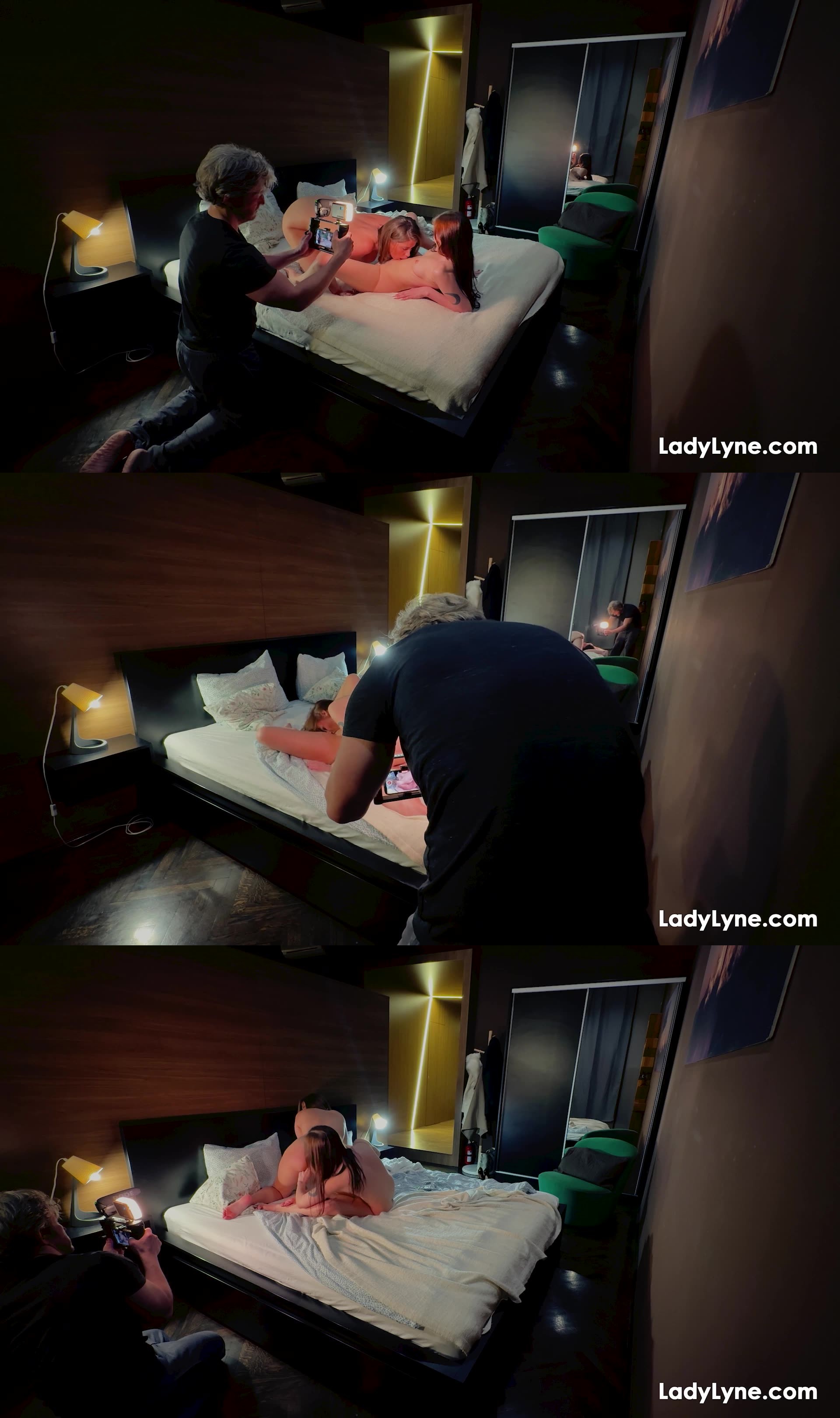 LadyLyne - Distracted By Her Perfect Body With Joanna Grace BTS [FullHD 1080p]