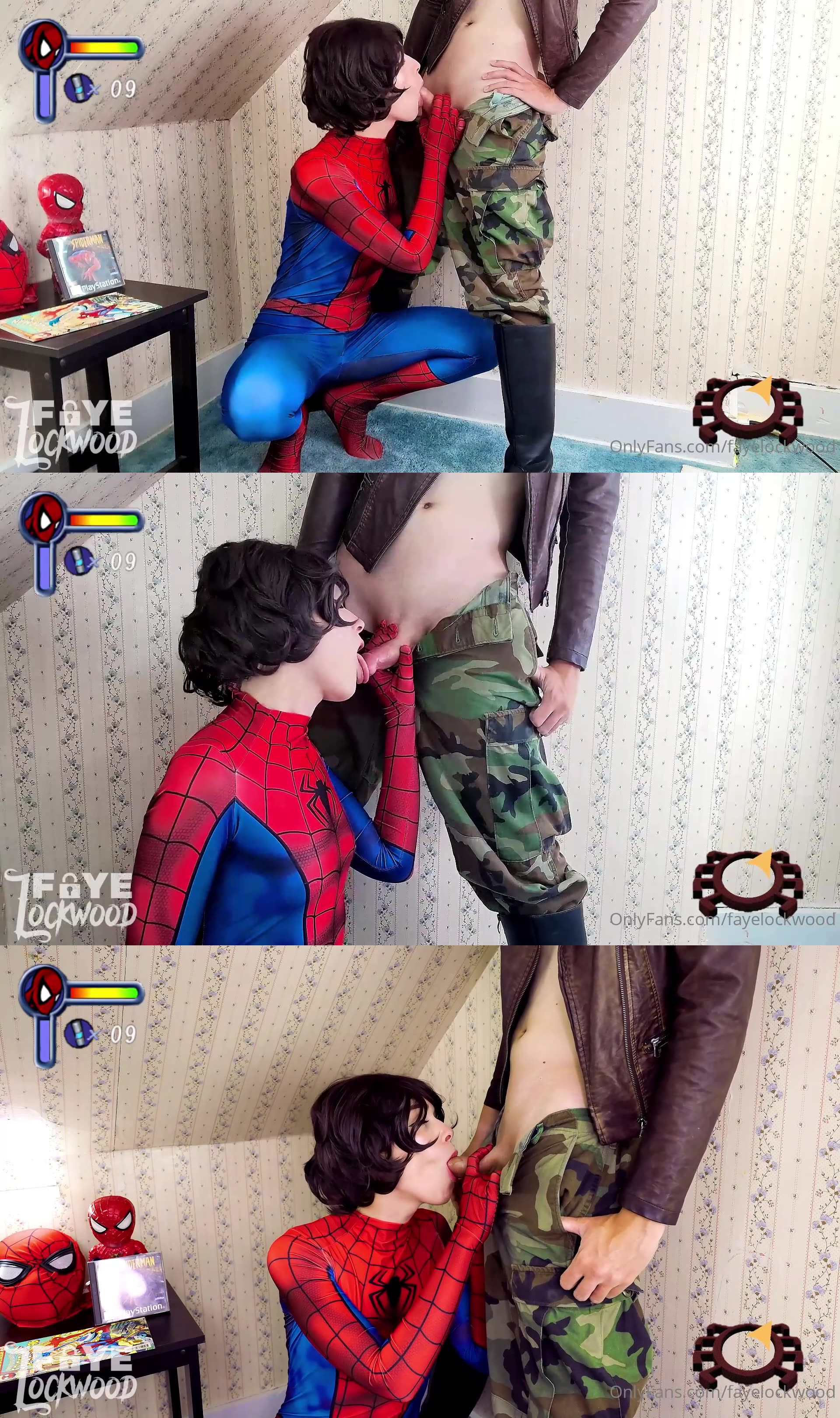 Only Fans 2025 Faye Lockwood Spider Boy Sissy Sucking [FullHD 1080p]