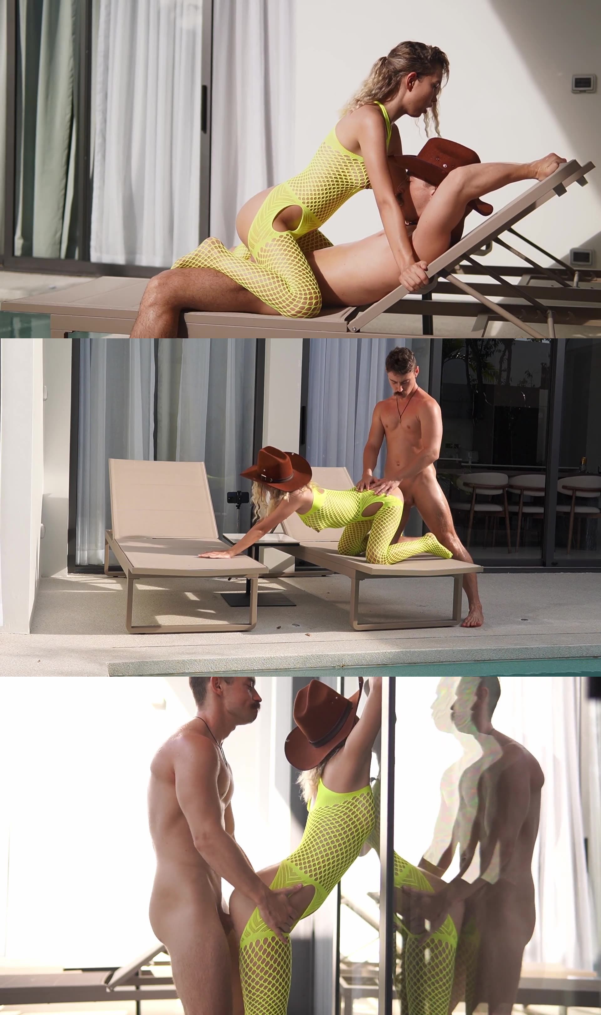 Exotic Babe in a Fishnet Spins on a Dick LilKarina2 [FullHD 1080p]
